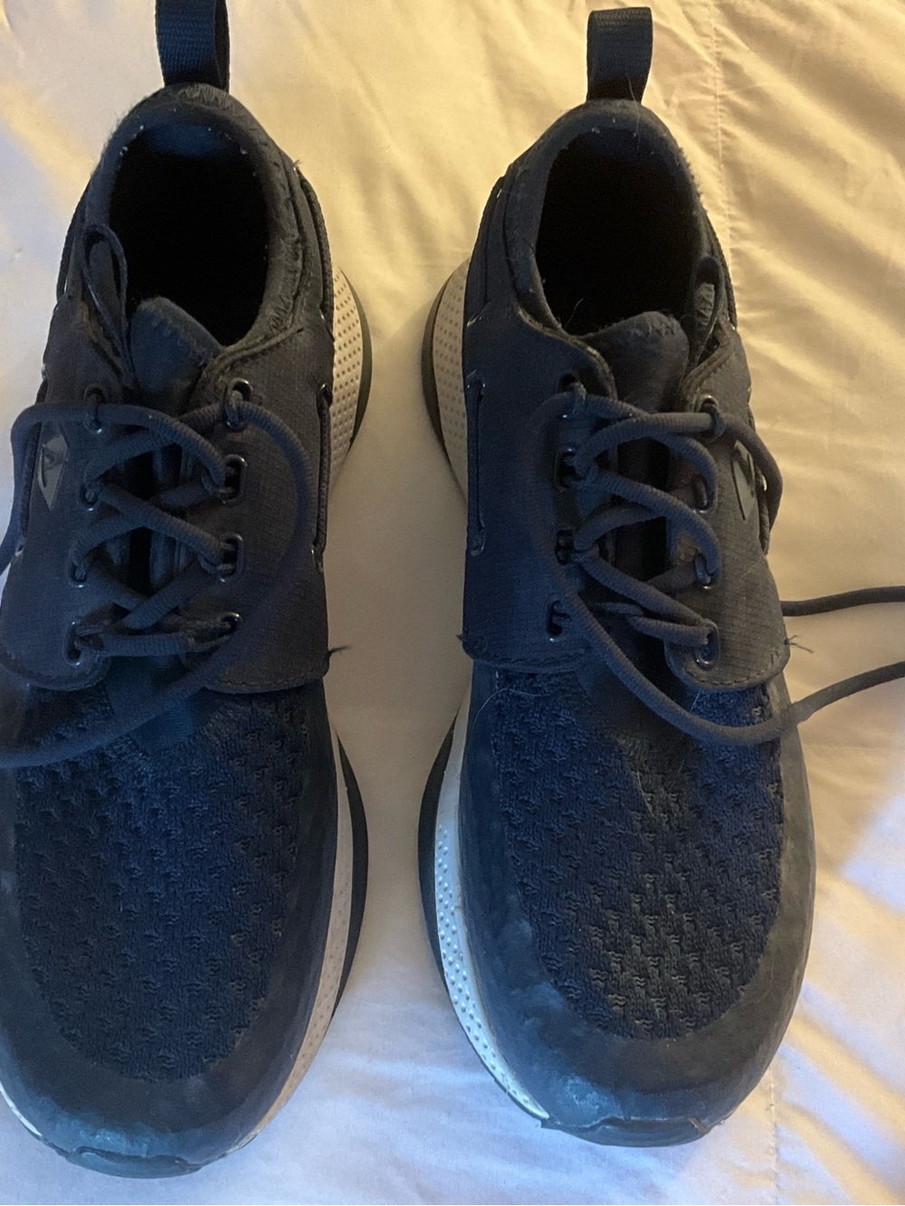 Sperry Navy Blue Women's Knit Lace-Up Ankle Sneakers